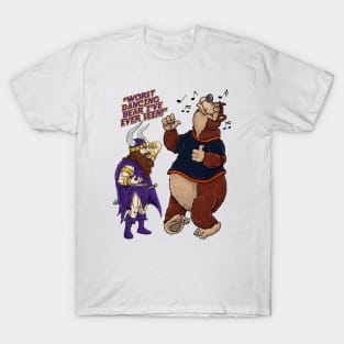 Minnesota Vikings Fans - Kings of the North vs Dancing Cubbies T-Shirt